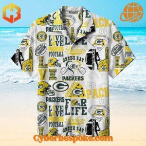 The Green Bay Packers For Life Collage Hawaiian Shirt makes every outfit stand out.