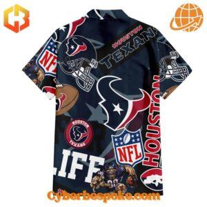 The Houston Texans For Life Hawaiian Shirt makes every outfit stand out.