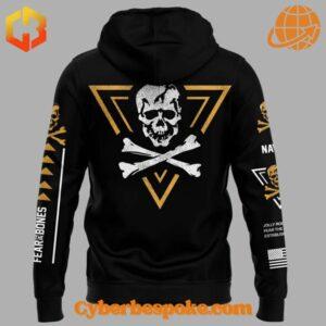 The Jolly Rogers Navy Midshipmen Fear The Bones Hoodie makes every outfit effortless.