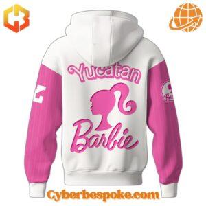 Stylish and breathable Leones De Yucatán X Barbie Night Game Hoodie, perfect for any occasion.