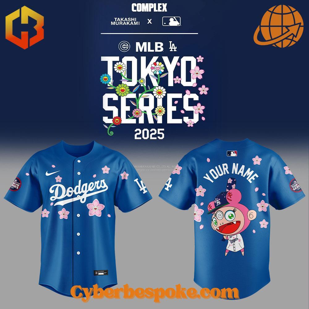 Los Angeles Dodgers Takashi Murakami Mlb Tokyo Series Custom Baseball Jersey The Los Angeles Dodgers Takashi Murakami Mlb Tokyo Series Custom Baseball Jersey makes every outfit effortless.