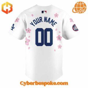 Classic Los Angeles Dodgers Takashi Murakami Custom Baseball Jersey with a modern fit and stylish design.