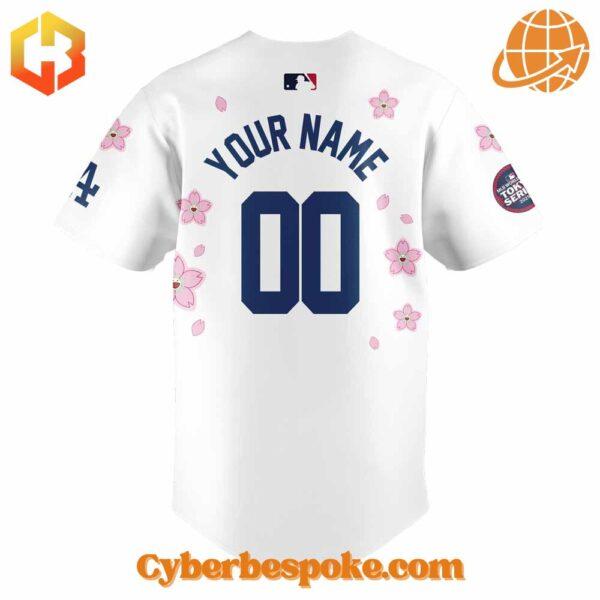 Classic Los Angeles Dodgers Takashi Murakami Custom Baseball Jersey with a modern fit and stylish design.