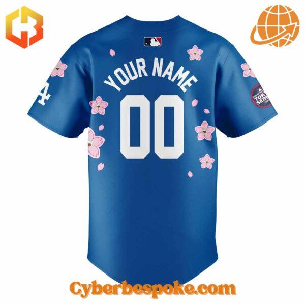 Classic Los Angeles Dodgers Takashi Murakami Custom Baseball Jersey with a modern fit and stylish design.