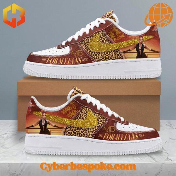 Lightweight and breathable Mary J Blige The For My Fans Tour Nike Air Force Shoes, perfect for any occasion.