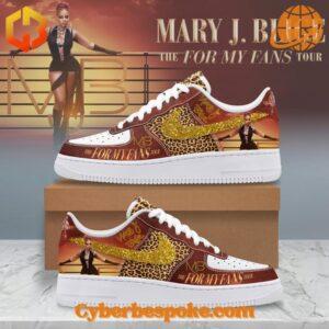 Lightweight and breathable Mary J Blige The For My Fans Tour Nike Air Force Shoes, perfect for any occasion.