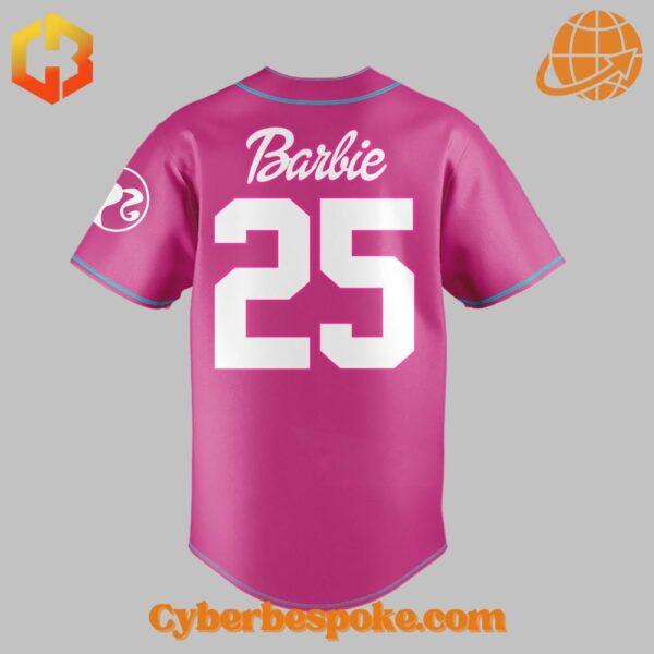 Stylish and comfortable Miami Marlins Barbie Night Baseball Jersey designed for all-day wear.