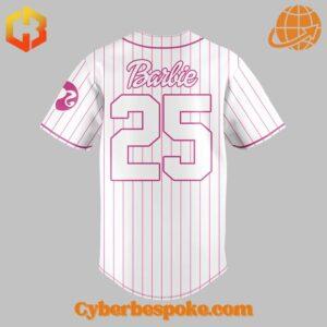 Stylish and comfortable Miami Marlins Barbie Night Baseball Jersey designed for all-day wear.