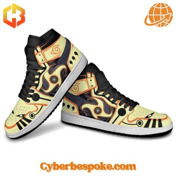 The 4 Naruto Uzumaki Bijuu Rasenshuriken Air Jordan 1 High is made to move with you.