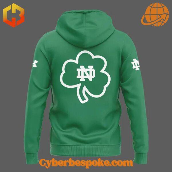 Stylish and comfortable Notre Dame Fighting Irish All Fight Green Hoodie designed for all-day wear.