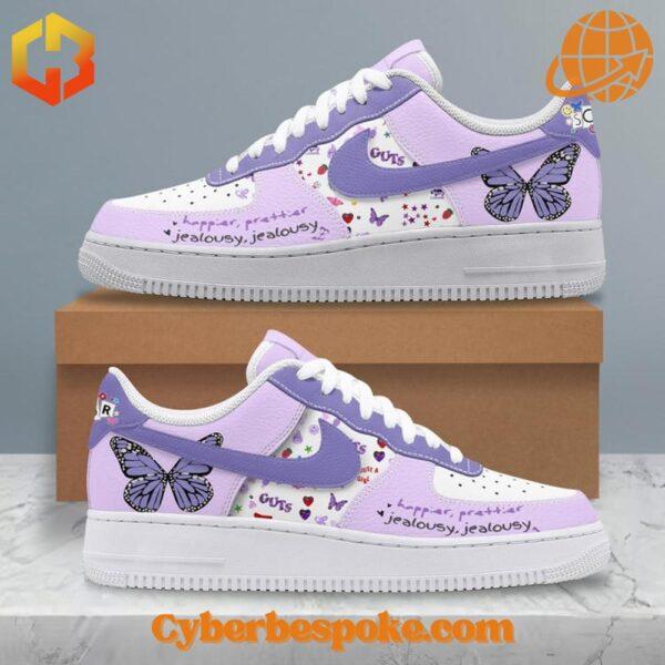 The Olivia Rodrigo Jealousy Jealousy Nike Air Force Shoes fuses comfort with cutting-edge design