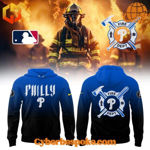 Stylish and breathable Philadelphia Phillies Firefighter Appreciation Night Hoodie, perfect for any occasion.